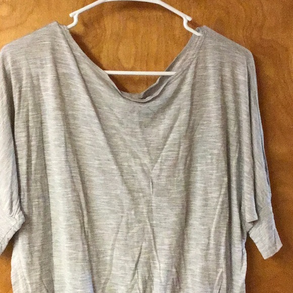 POETRY women’s crew neck top  gray - Picture 2 of 4